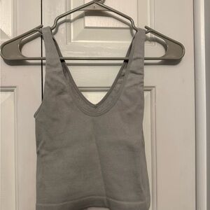 Reversible Gray Women's Tank Top
